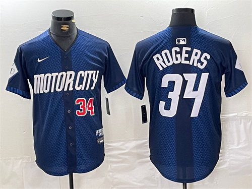 Detroit Tigers Majestic Jerseys-0096