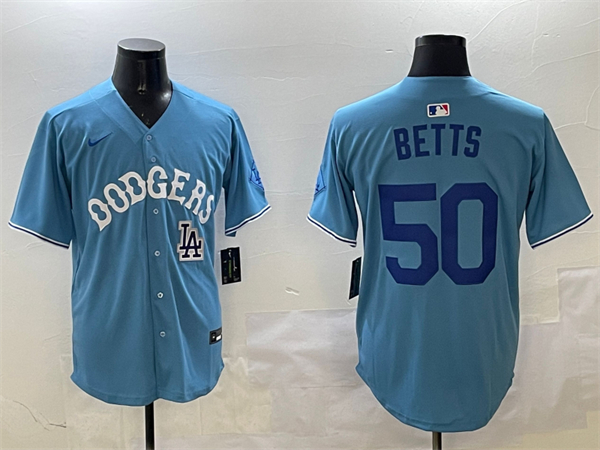 Los Angeles Dodgers Majestic Jerseys(2)-0048
