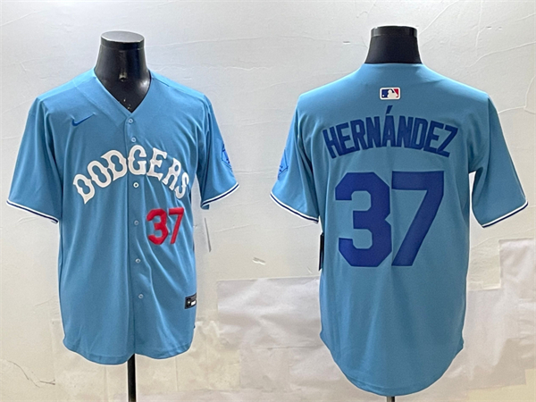 Los Angeles Dodgers Majestic Jerseys(2)-0145