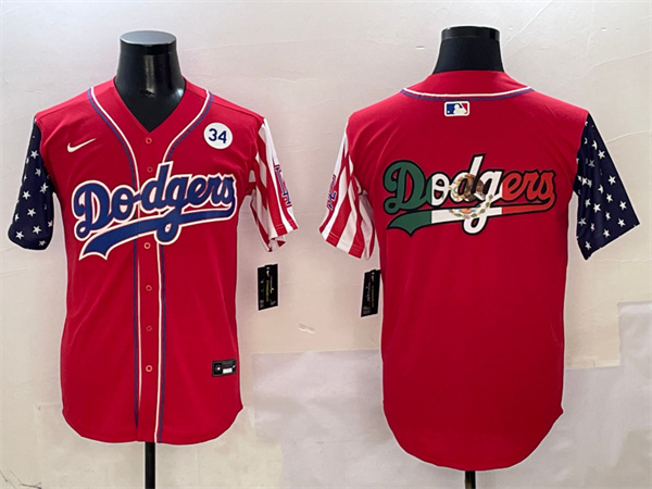Los Angeles Dodgers Majestic Jerseys(2)-1461