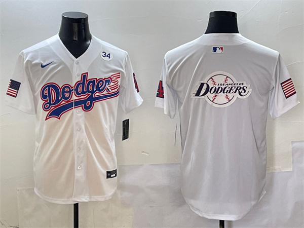 Los Angeles Dodgers Majestic Jerseys(3)-0070