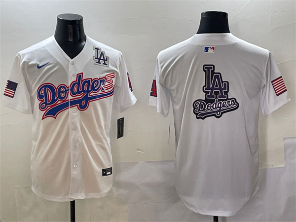 Los Angeles Dodgers Majestic Jerseys(3)-0075