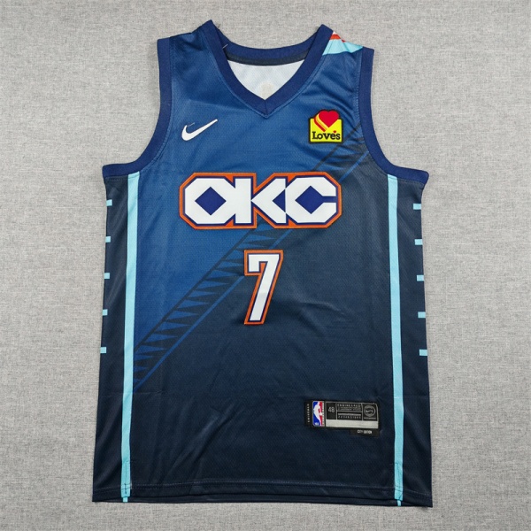 Oklahoma City Thunder Game Jerseys-0129