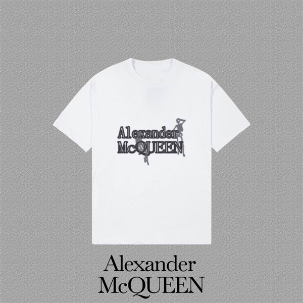 Alexander Mcqueen Round neck T-shirt-M-0013