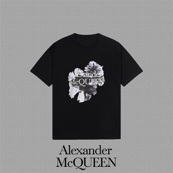 Alexander Mcqueen Round neck T-shirt-M-0009