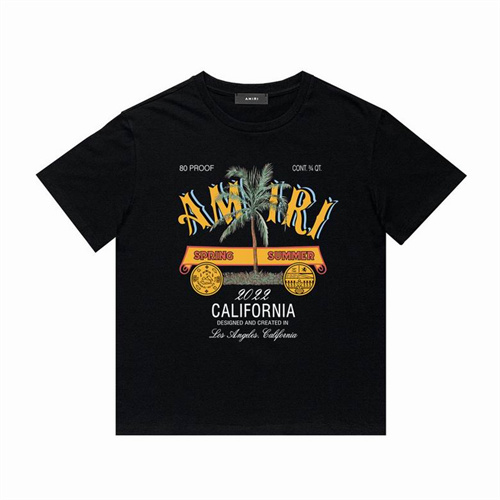 Amiri Round neck T-shirt-M(1)-0125