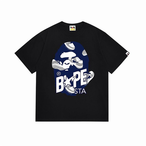 Aape Bape Round neck T-shirt-M-0493