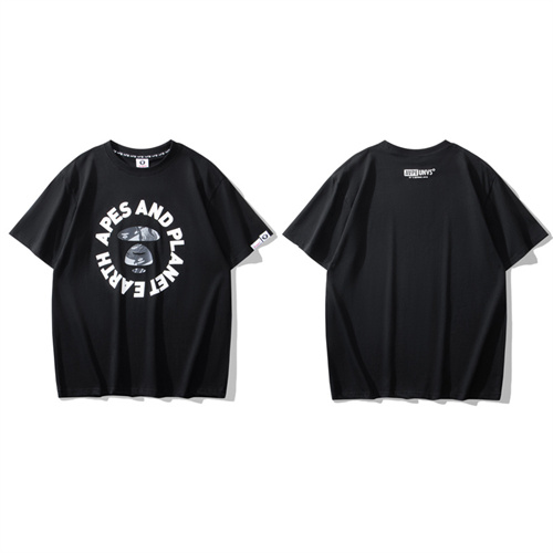 Aape Bape Round neck T-shirt-M-0025