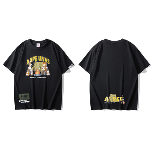 Aape Bape Round neck T-shirt-M-0003