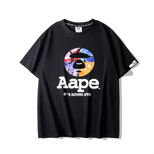 Aape Bape Round neck T-shirt-M-0050