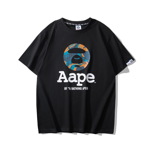 Aape Bape Round neck T-shirt-M-0056