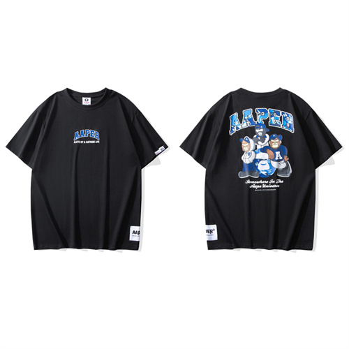 Aape Bape Round neck T-shirt-M-0007