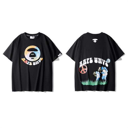 Aape Bape Round neck T-shirt-M-0070