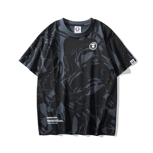 Aape Bape Round neck T-shirt-M-0078
