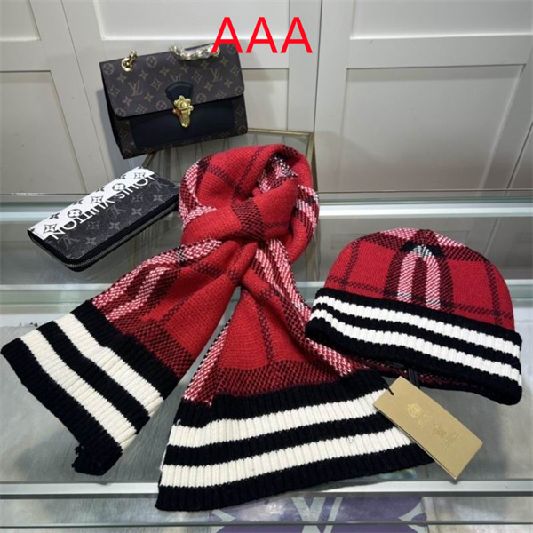Burberry Hat and scarvf(AAA)-0004