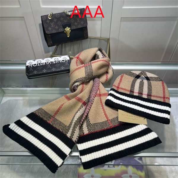 Burberry Hat and scarvf(AAA)-0007