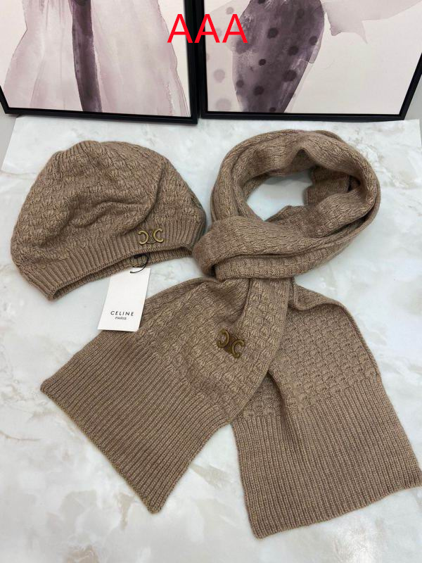 Celine Hat and scarvf(AAA)-0025