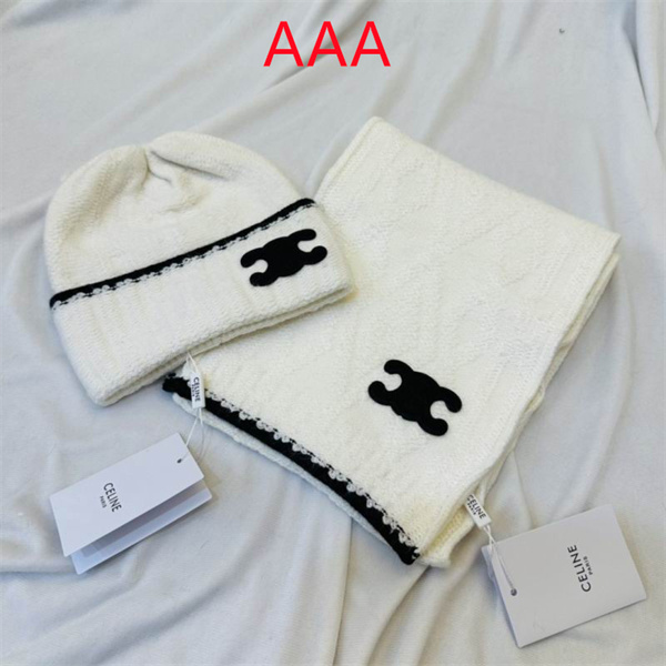 Celine Hat and scarvf(AAA)-0003