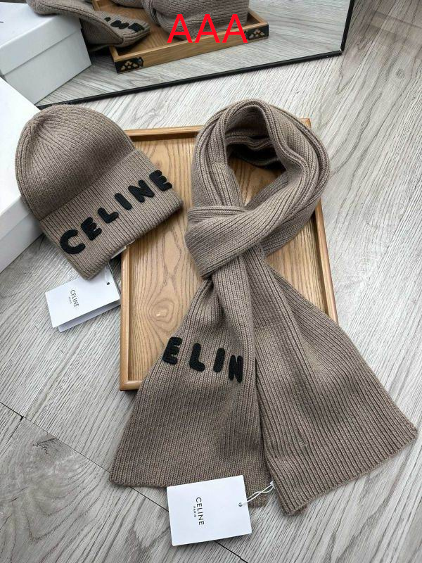 Celine Hat and scarvf(AAA)-0036