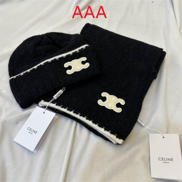 Celine Hat and scarvf(AAA)-0004