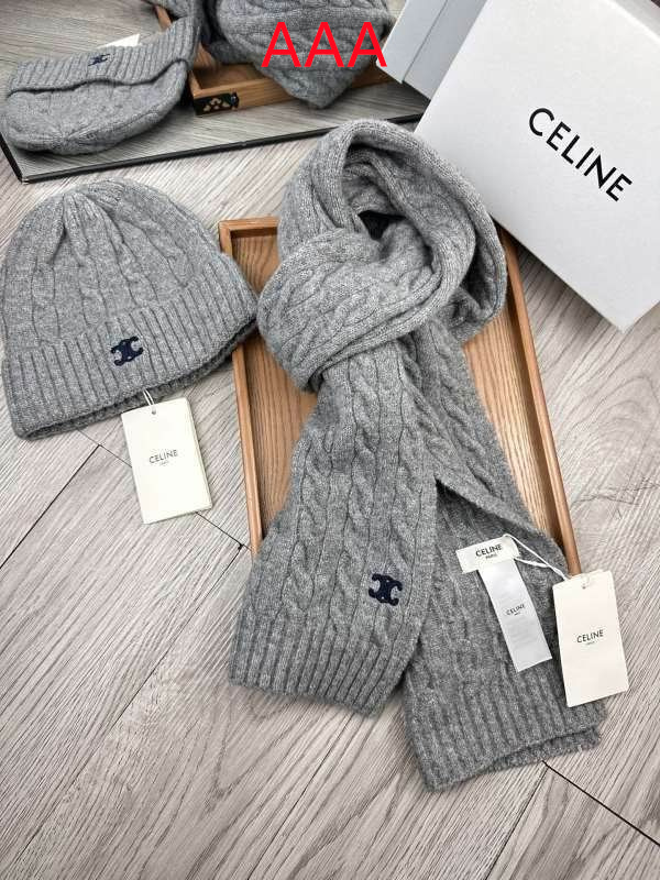 Celine Hat and scarvf(AAA)-0041