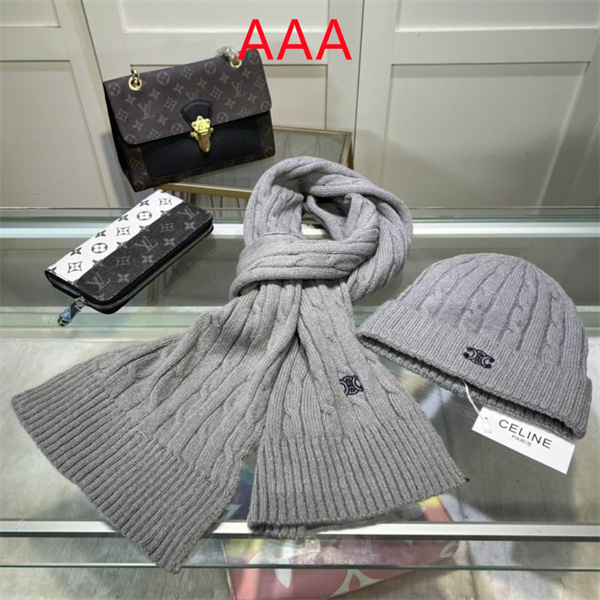 Celine Hat and scarvf(AAA)-0005