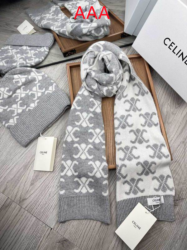 Celine Hat and scarvf(AAA)-0050