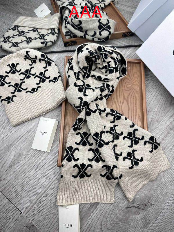 Celine Hat and scarvf(AAA)-0051