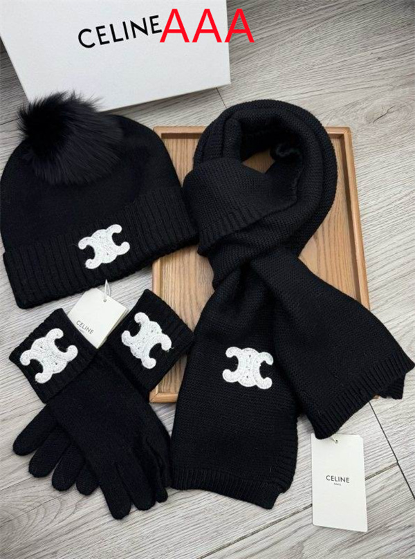 Celine Hat and scarvf(AAA)-0082