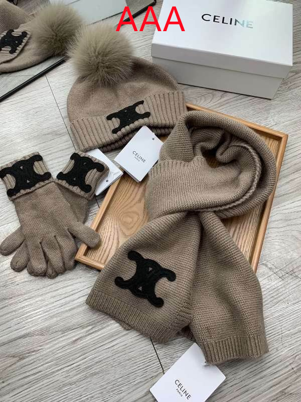 Celine Hat and scarvf(AAA)-0087