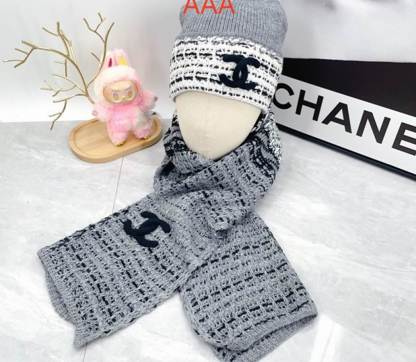 Chanel Hat and scarvf(AAA)-0248