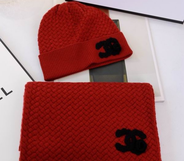 Chanel Hat and scarvf(AAA)-0286