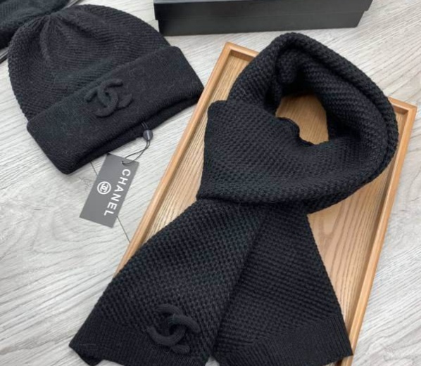 Chanel Hat and scarvf(AAA)-0340