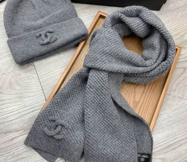 Chanel Hat and scarvf(AAA)-0342