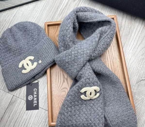 Chanel Hat and scarvf(AAA)-0343