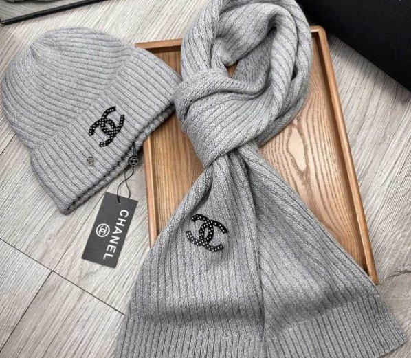Chanel Hat and scarvf(AAA)-0347