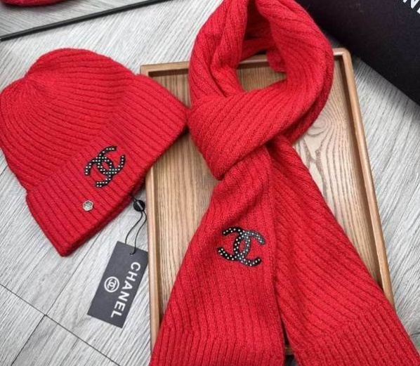 Chanel Hat and scarvf(AAA)-0348