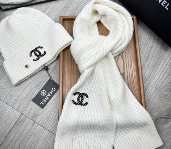 Chanel Hat and scarvf(AAA)-0349
