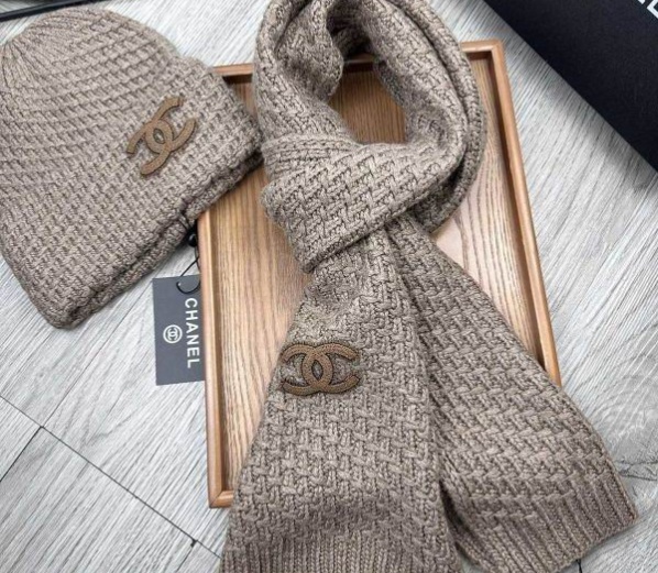 Chanel Hat and scarvf(AAA)-0353