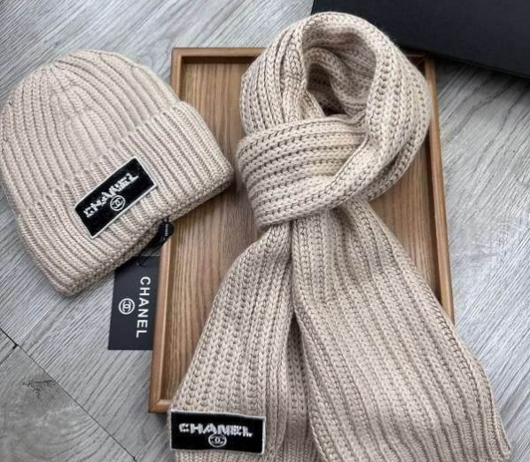 Chanel Hat and scarvf(AAA)-0359