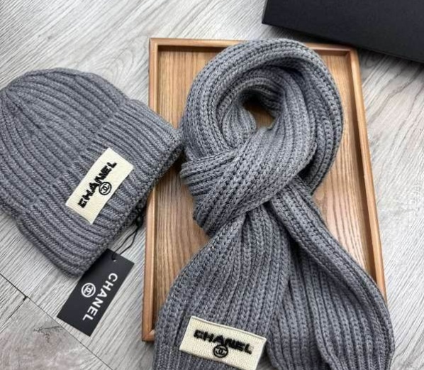 Chanel Hat and scarvf(AAA)-0360