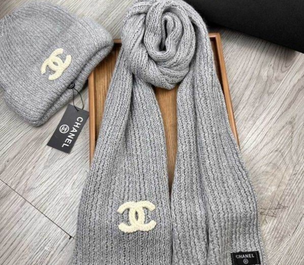 Chanel Hat and scarvf(AAA)-0377