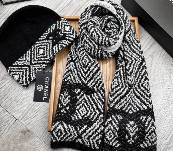 Chanel Hat and scarvf(AAA)-0383