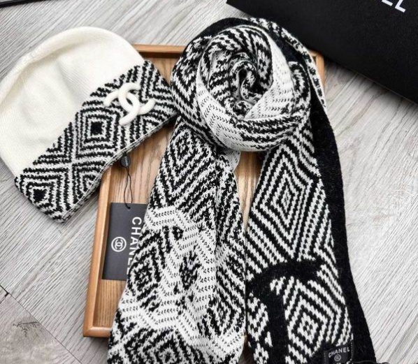 Chanel Hat and scarvf(AAA)-0384