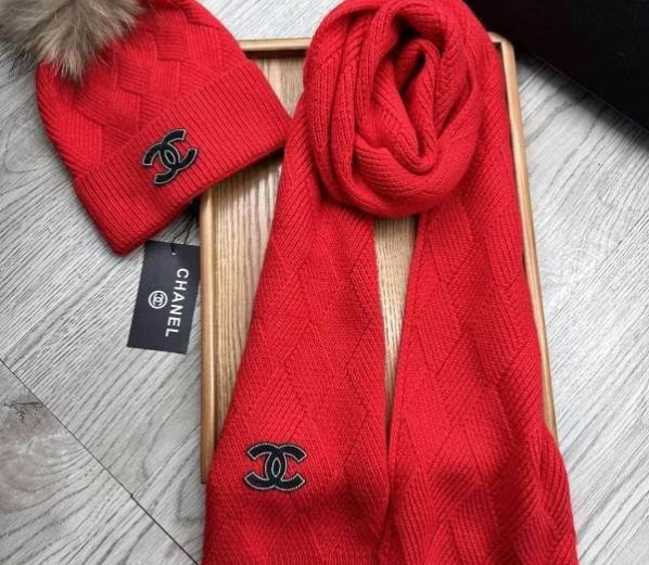 Chanel Hat and scarvf(AAA)-0436