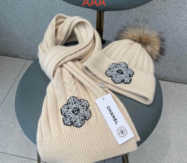 Chanel Hat and scarvf(AAA)-0439