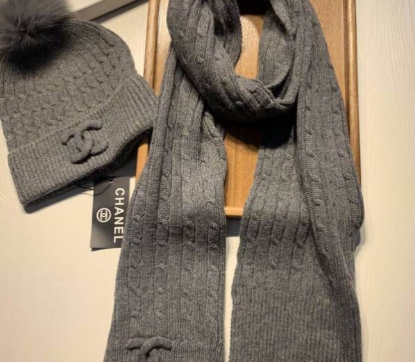 Chanel Hat and scarvf(AAA)-0453