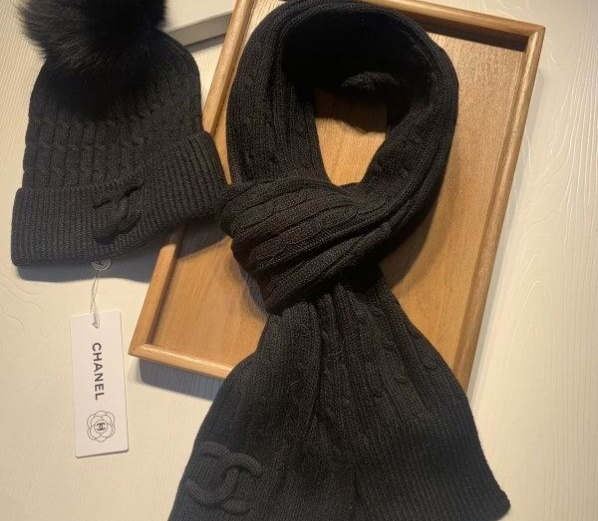 Chanel Hat and scarvf(AAA)-0454
