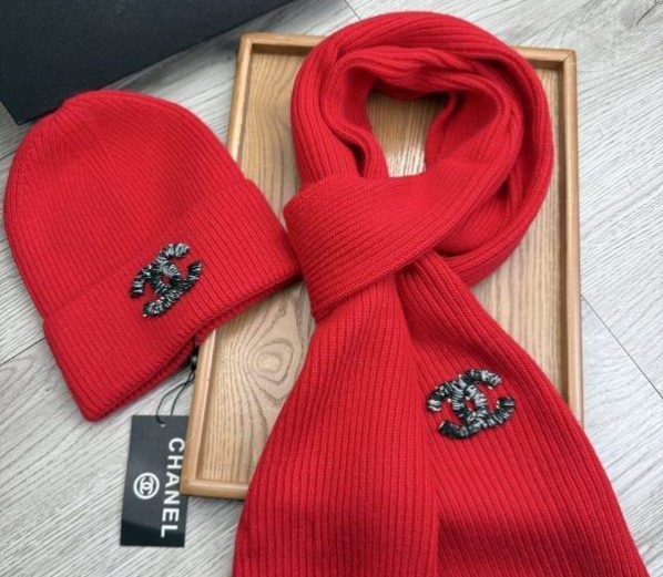 Chanel Hat and scarvf(AAA)-0241