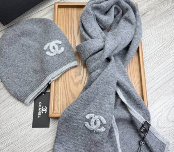 Chanel Hat and scarvf(AAA)-0245
